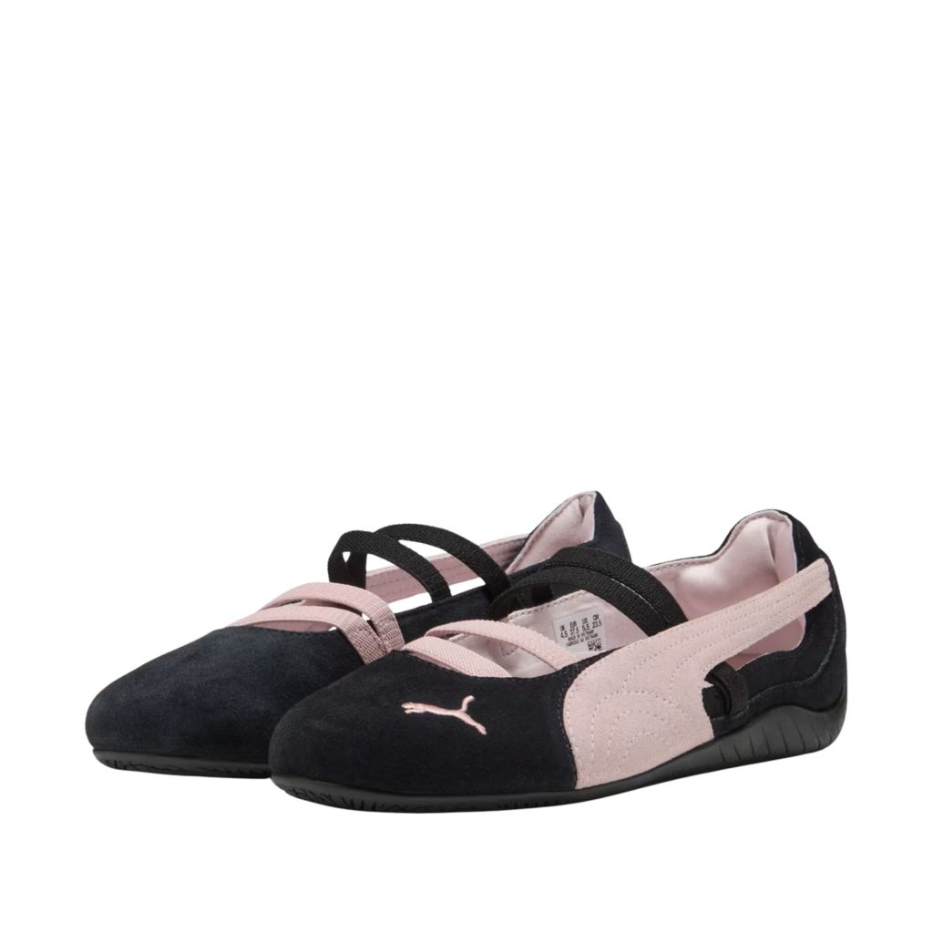 PUMA SPEEDCAT BALLET SD Balerina Slip-on Black Mauve Mist Women's Original