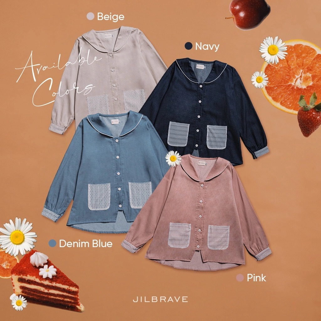 VANIA OUTER KEMEJA & LENA SKIRT ROK JILBRAVE ORI