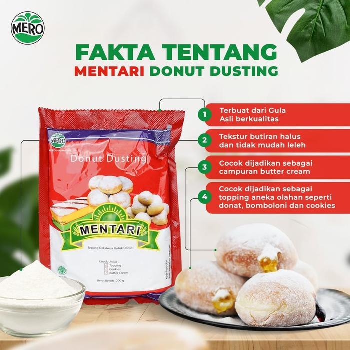 

MENTARI Donut Dusting 200 Gr / Mentari Dusting gula donat