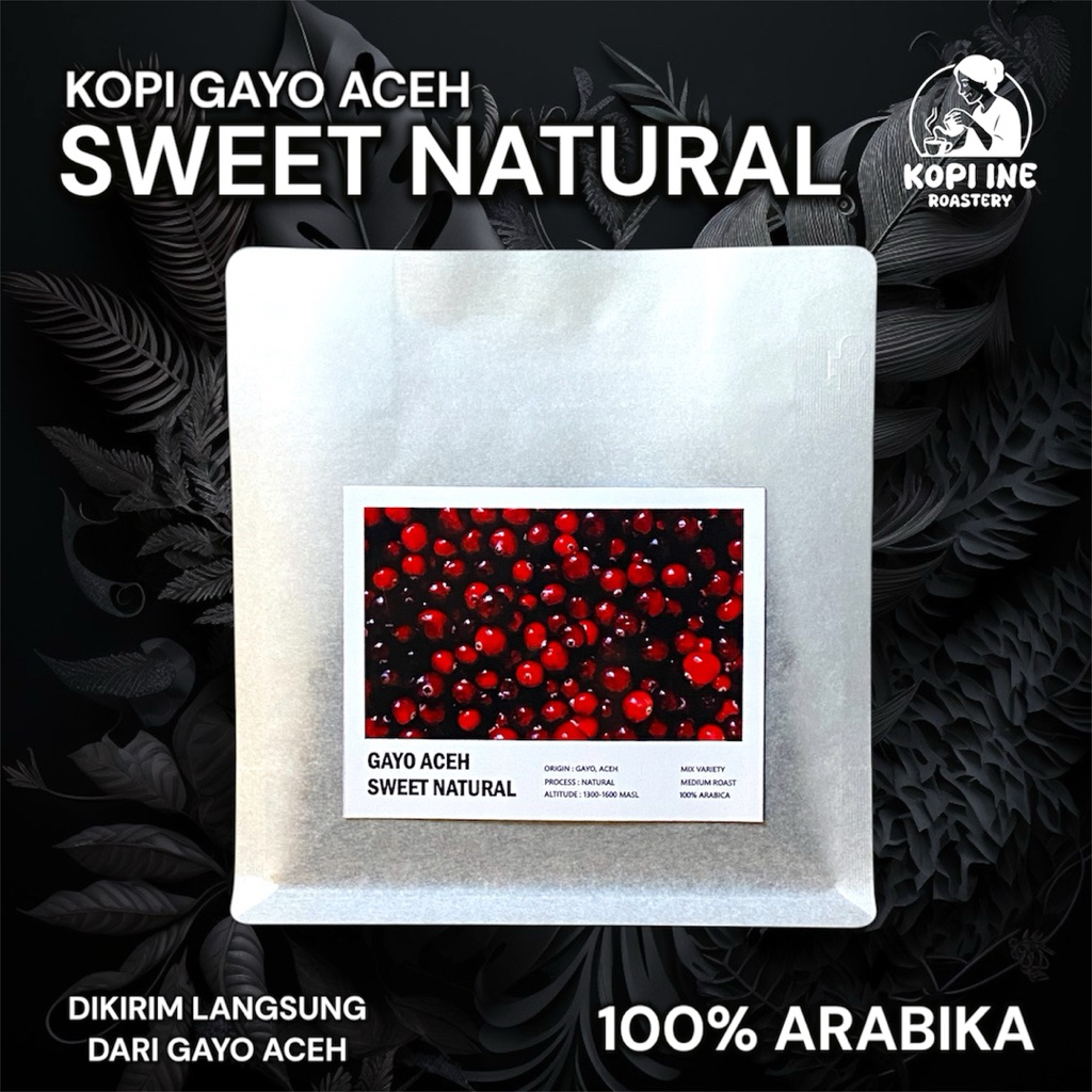 

Kopi Gayo Aceh Arabika Sweet Natural-Single Origin Specialty Coffee
