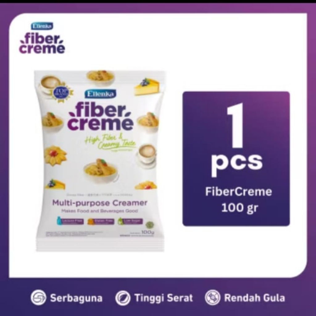 

ELLENKA FIBER CREME BUBUK KRIMER SERBAGUNA 100 GR