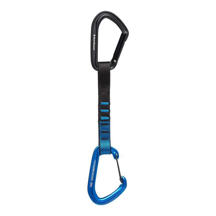 Black Diamond HOTFORGE HYBRID Quickdraw 16cm for Climbing - Carabiner Runner set Climbing