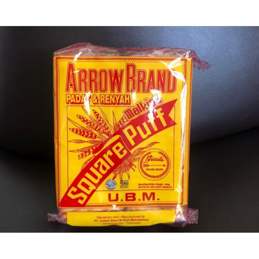 

UBM Square Puff Gabin Manis ukuran 350 gram 1 karton