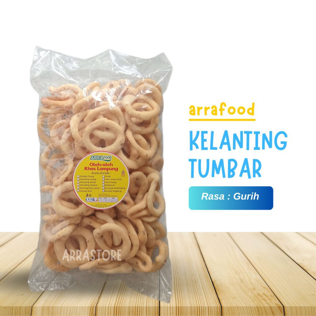 

Kelanting Tumbar Renyah Gurih Snack Asli Lampung
