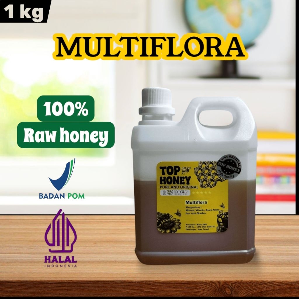 

Madu asli multiflora murni full nektar 100% original tanpa campuran raw honey