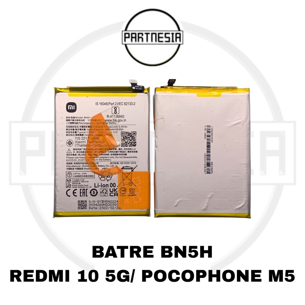 

BATERAI BATTERY BATRE BN5H XIAOMI REDMI 10 5G/ POCO POCOPHONE M5 ORIGINAL