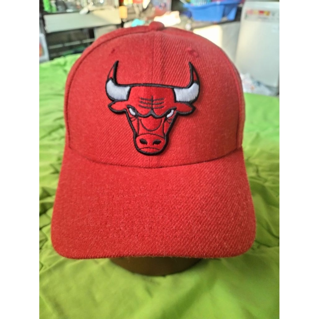 Topi New Era 9FORTY Adjustable Chicago Bulls NBA Merah