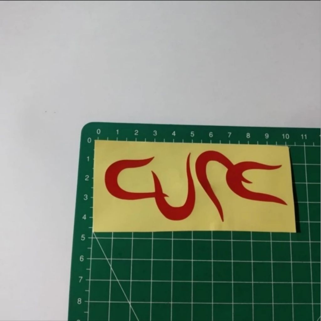 

stiker cutting the curr