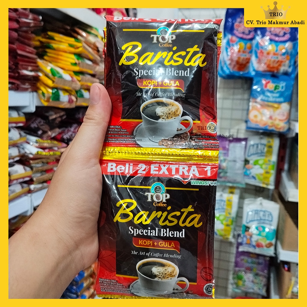 

Top Kopi Barista 25g Renteng Isi 15 Sachet