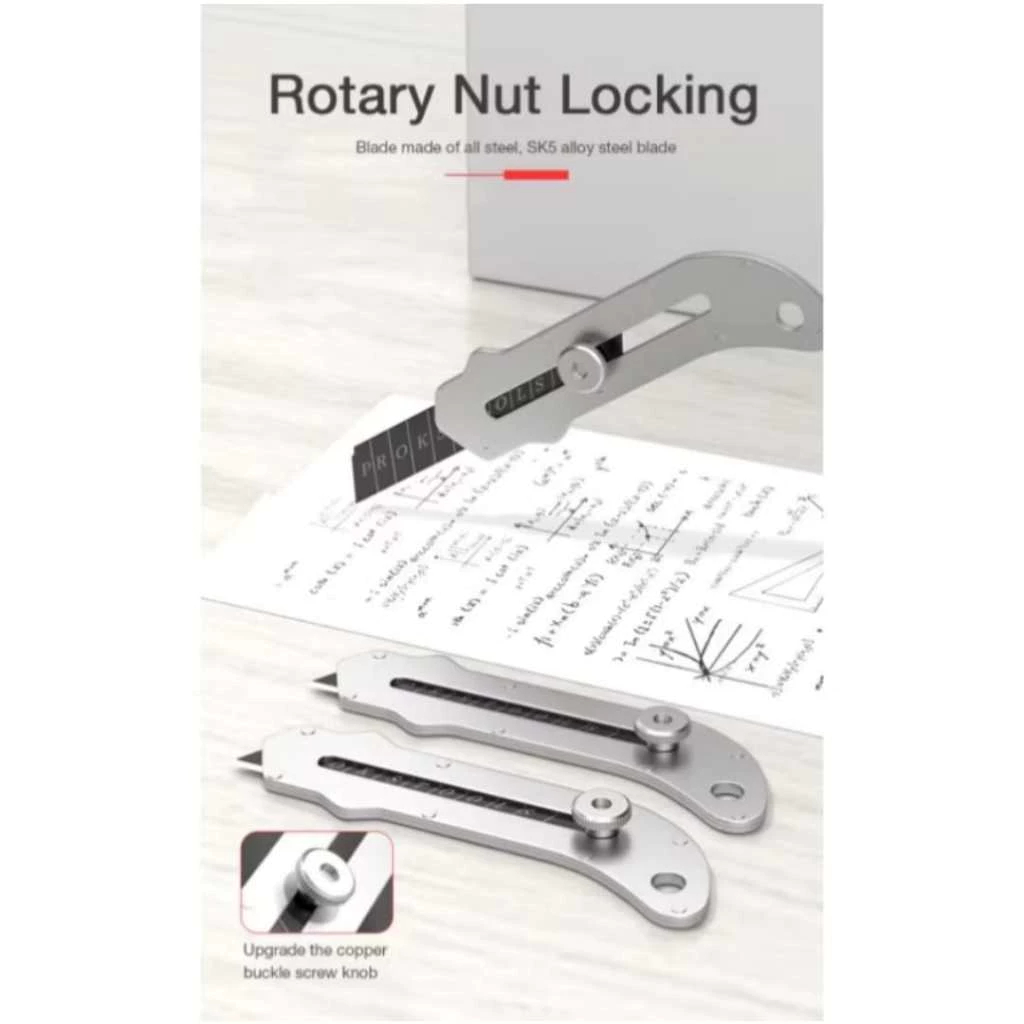 

Pisau cutter full stainless steel anti karat / cutter anti karat serbaguna pemotong multifungsi