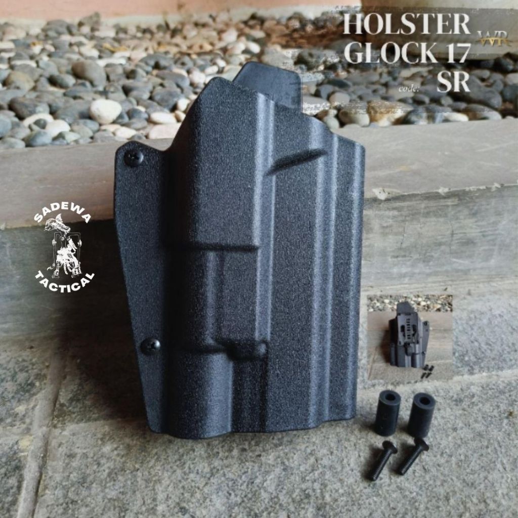 Holster Glock 17 / Holster Glock / Sarung Pistol / Holster G17L / Holster glock 17 tinggi SR