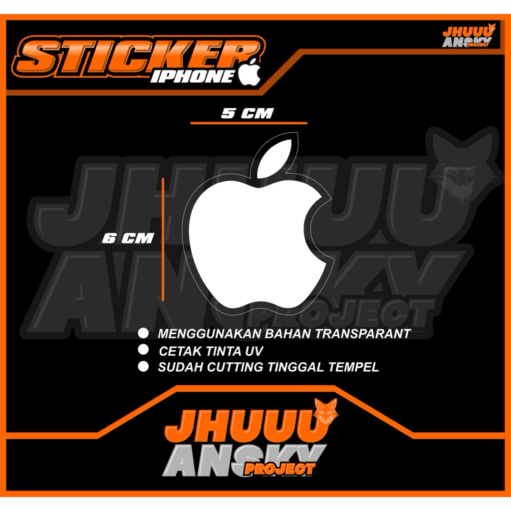 

STIKER IPHONE PUTIH BELI 1 DIKIRIM 2