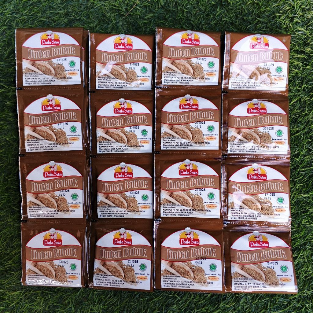 

Jinten Bubuk Isinya 72 Sachet Bumbu Dapur Murah