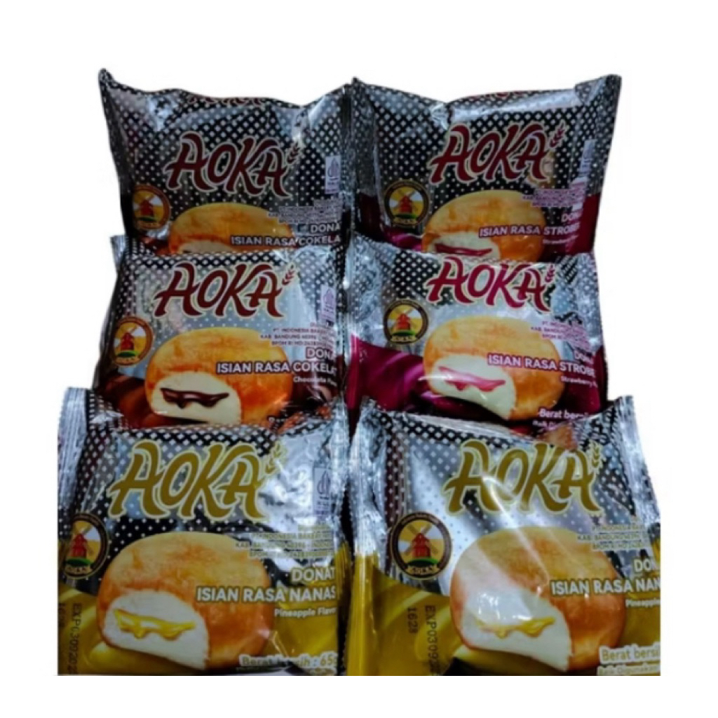 

AOKA DONAT ISIAN SELAI 65g