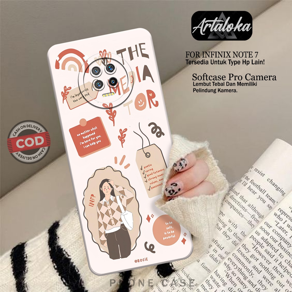 Case Infinix Note 7 Fashion Case Kartun Softcase Hp Infinix Note 7 Silikon Pro Camera Infinix Note 7