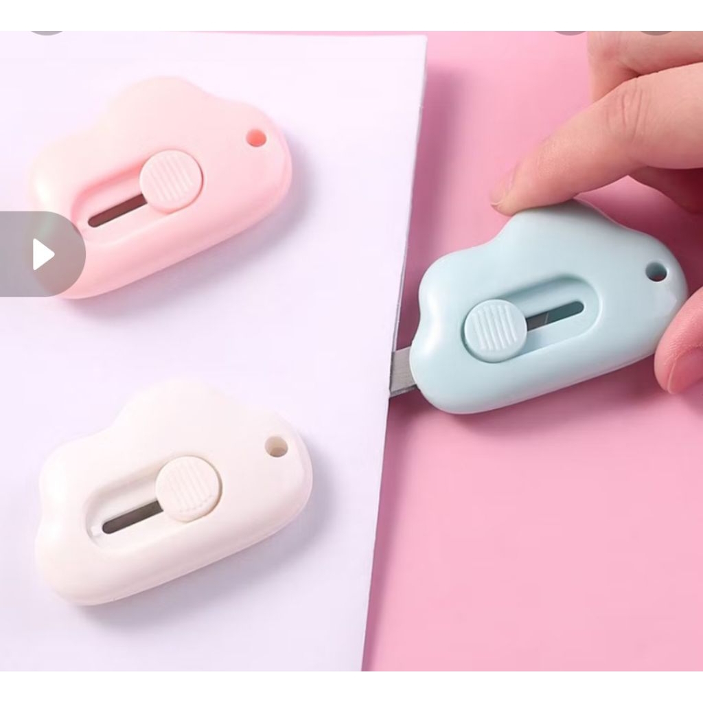 

Cutter Mini / Cutter Mini Pisau Kecil Bentuk Awan / Cutter Mini Bentuk Awan / Pisau Pemotong Mini