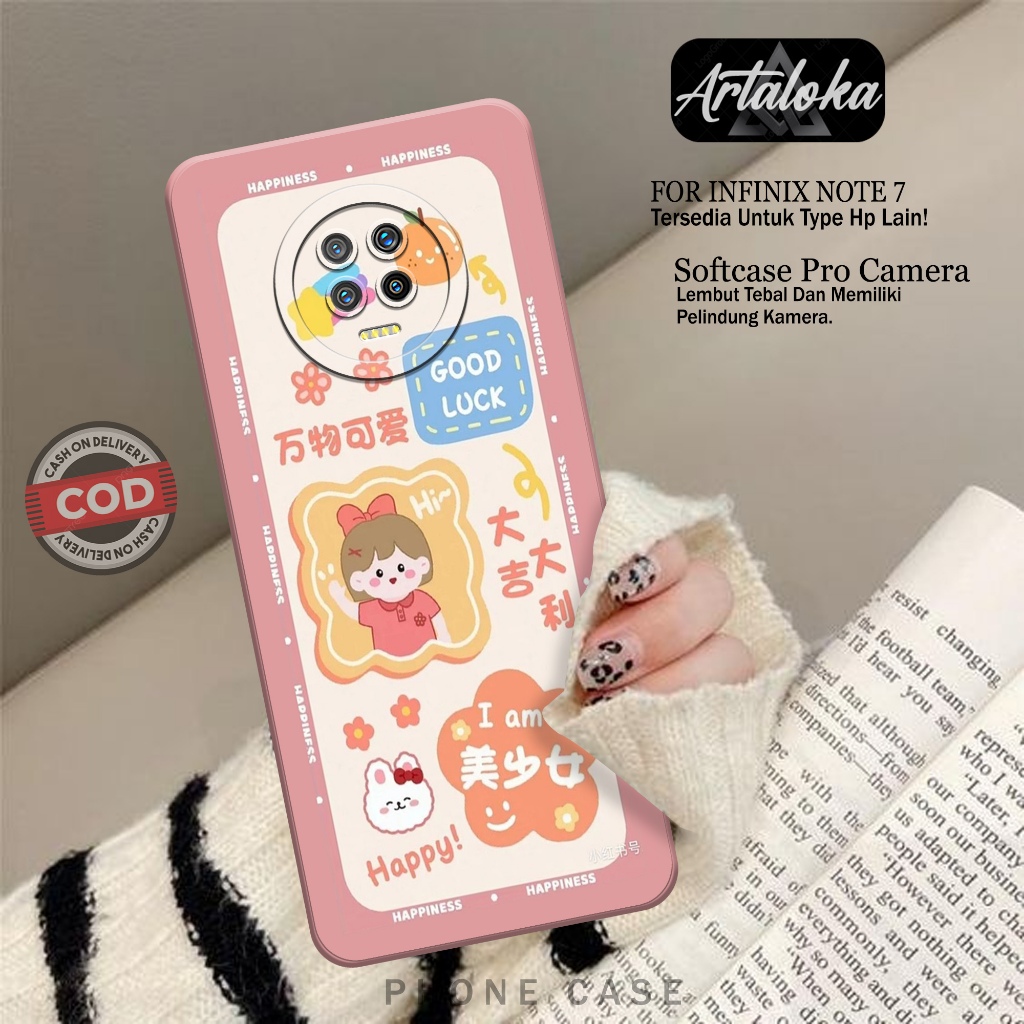 Case Infinix Note 7 Fashion Case Kartun Softcase Hp Infinix Note 7 Silikon Pro Camera Infinix Note 7
