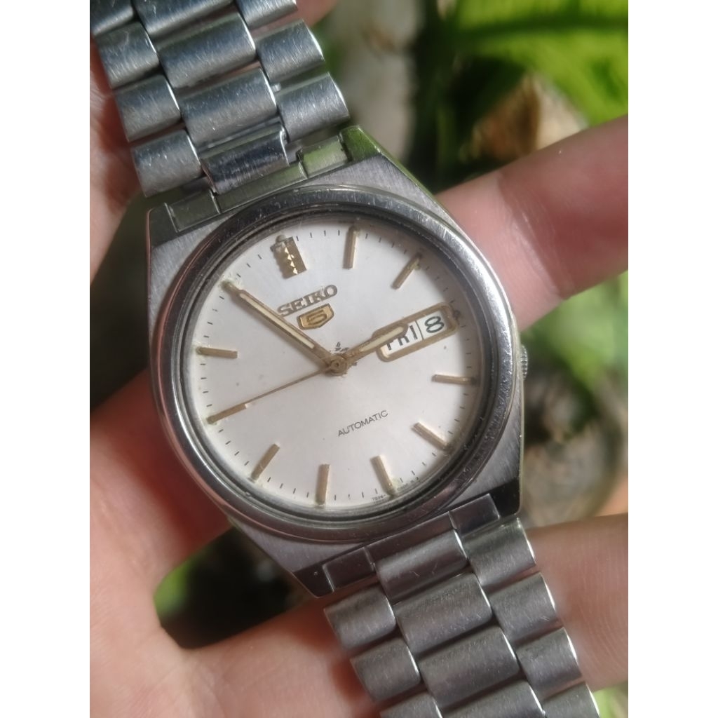 Seiko 7s26 Automatic Movement White Dial