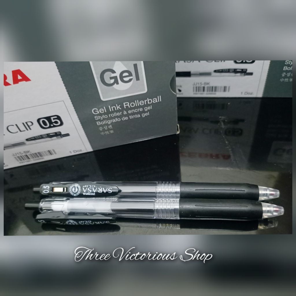 

Original ZEBRA Sarasa Clip 0,5mm bolpen gel pena pulpen per pcs