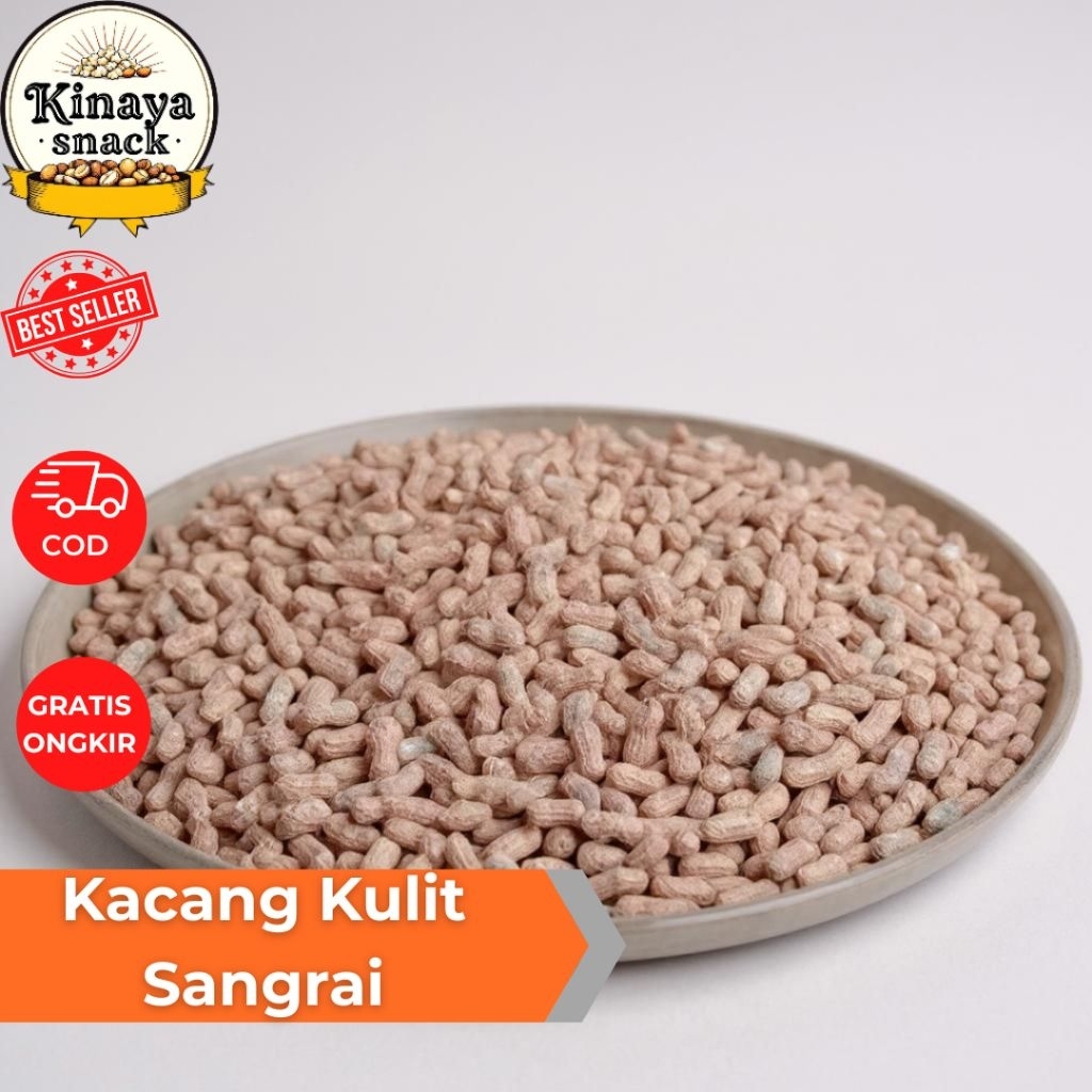 

Kacang Kulit Sangrai Madura 250 gram 500 gram 1kg Kacang Kulit Sangrai Cemilan Snack Kiloan