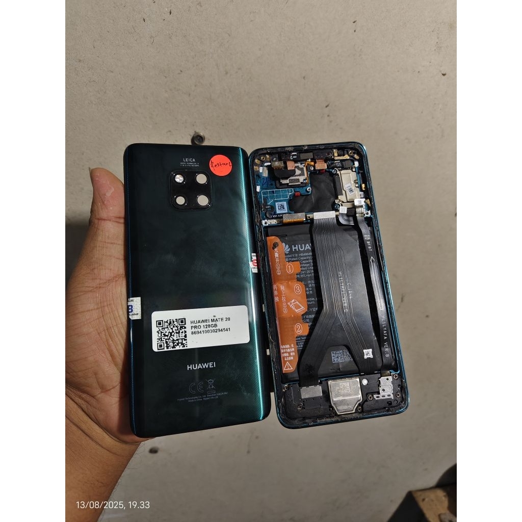 lcd huawei mate 20 pro copotan tested tingggal pindah mesin