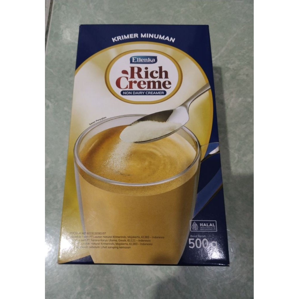 

krimer minuman rich creme non dairy creamer 500g