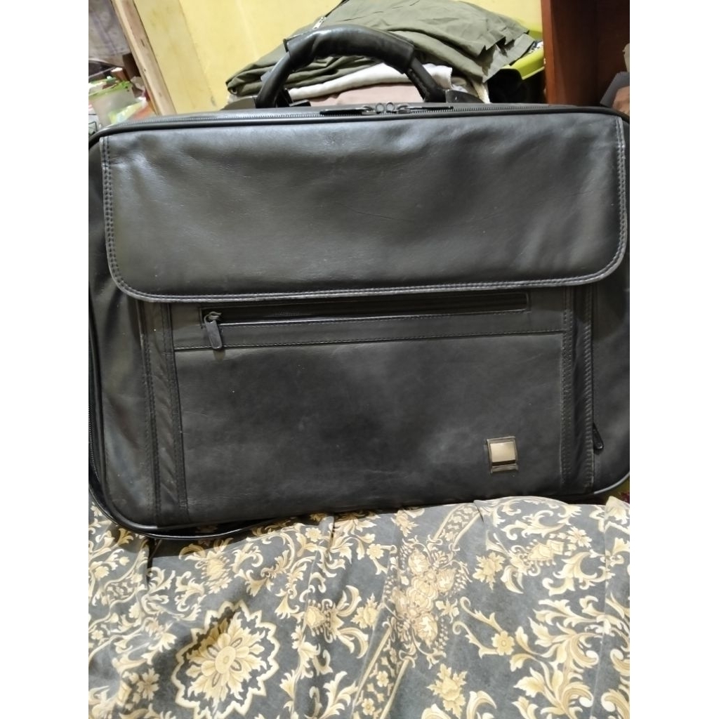 tas koper vintage kulit asli tebal lembut original mulus