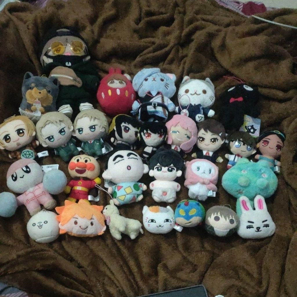 Doll Anime plushie plush dolls keyring keychain meowmi mmmm spy x family loid betty anya yor conan a
