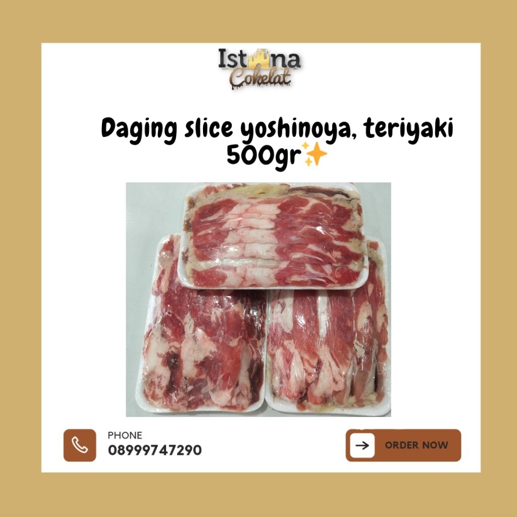 

[FROZEN] Beef Slice Lemak 500gr