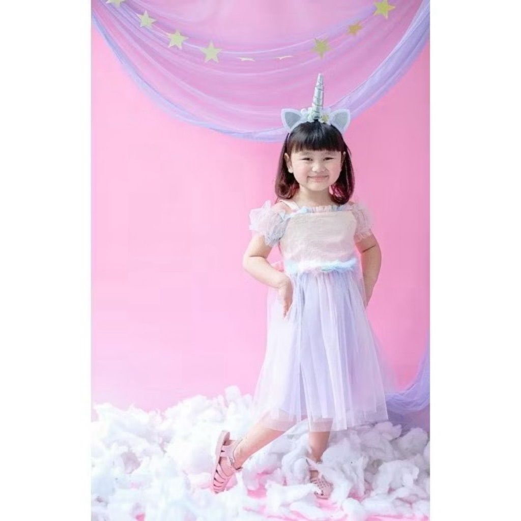 PRELOVED DRESS ANAK PEREMPUAN merk BALLOON’s GIRL PARTY size 4