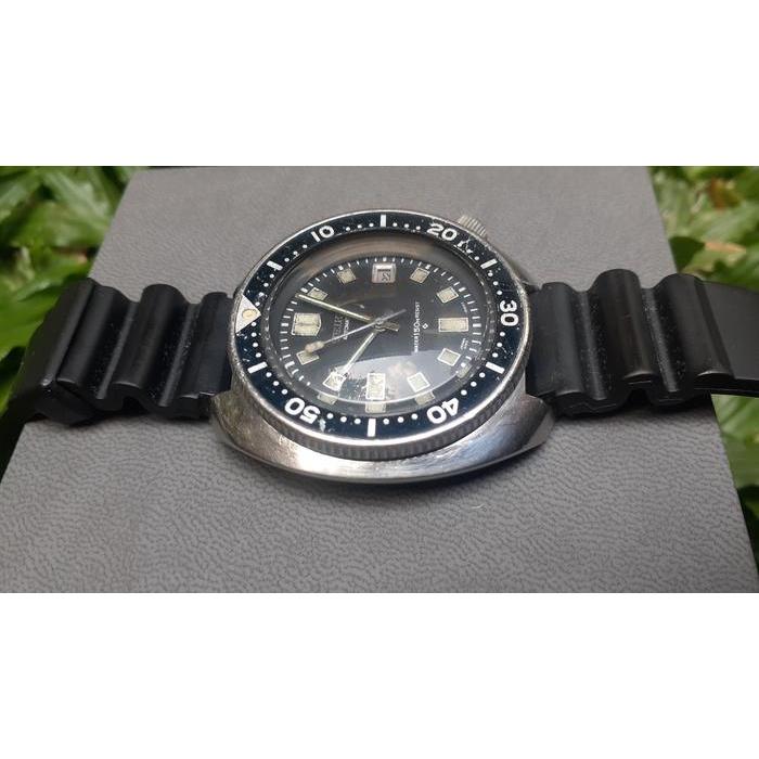 Jam Tangan Seiko 6105-8119 Vintage Diver - Rare Pre-Owned 1970s 'Captain Willard' Model for Collecto