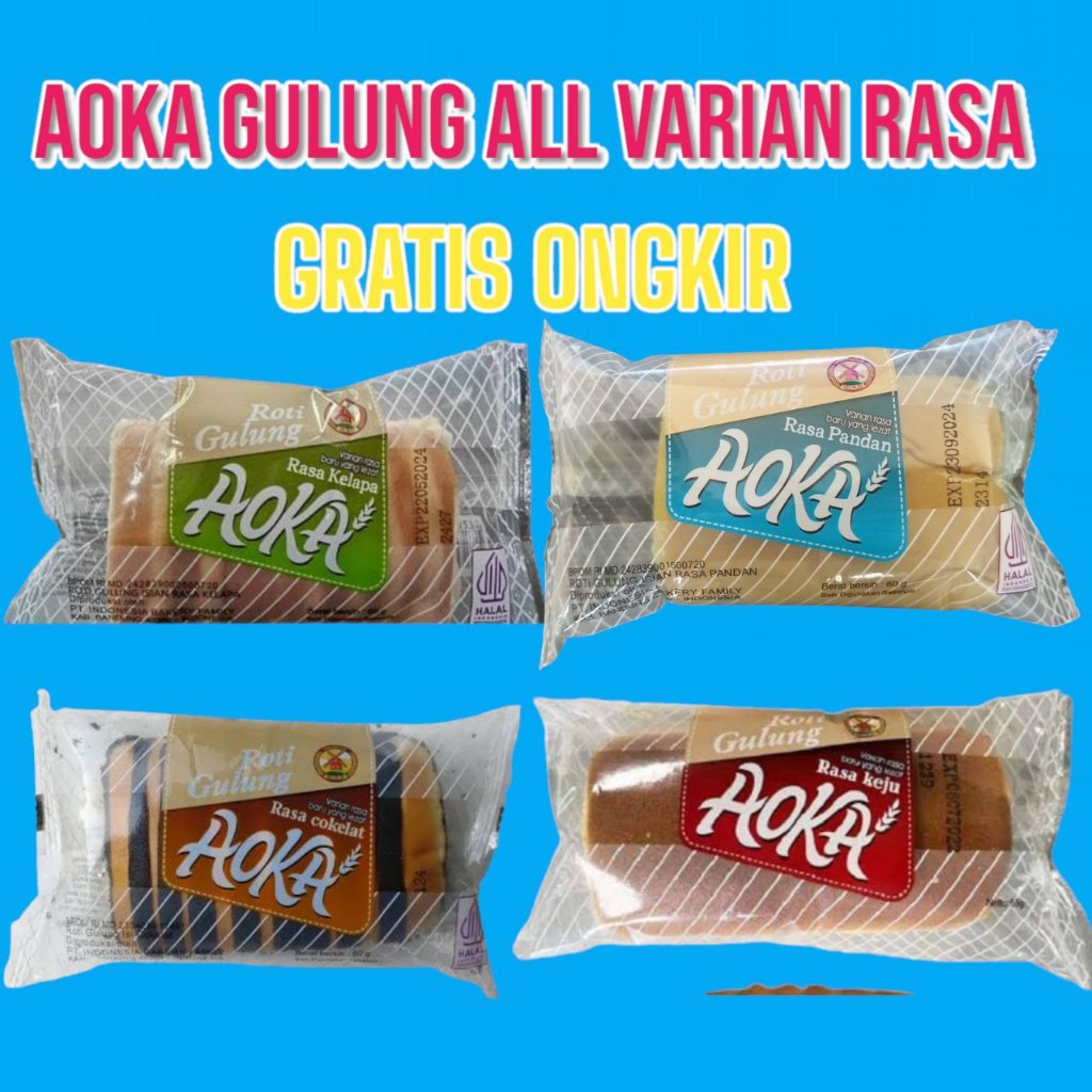 

Roti Aoka Gulung All Varian