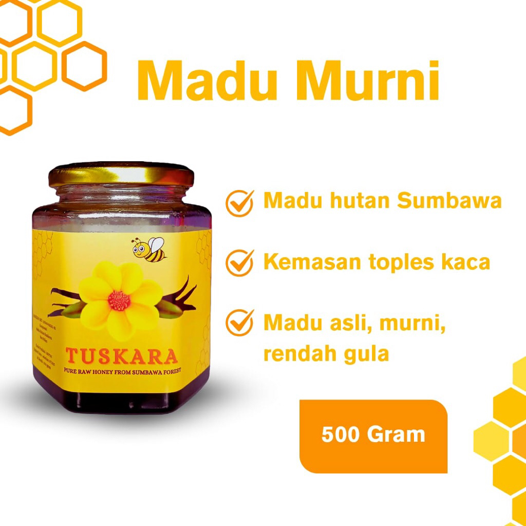 

Tuskara Madu Murni 500gr