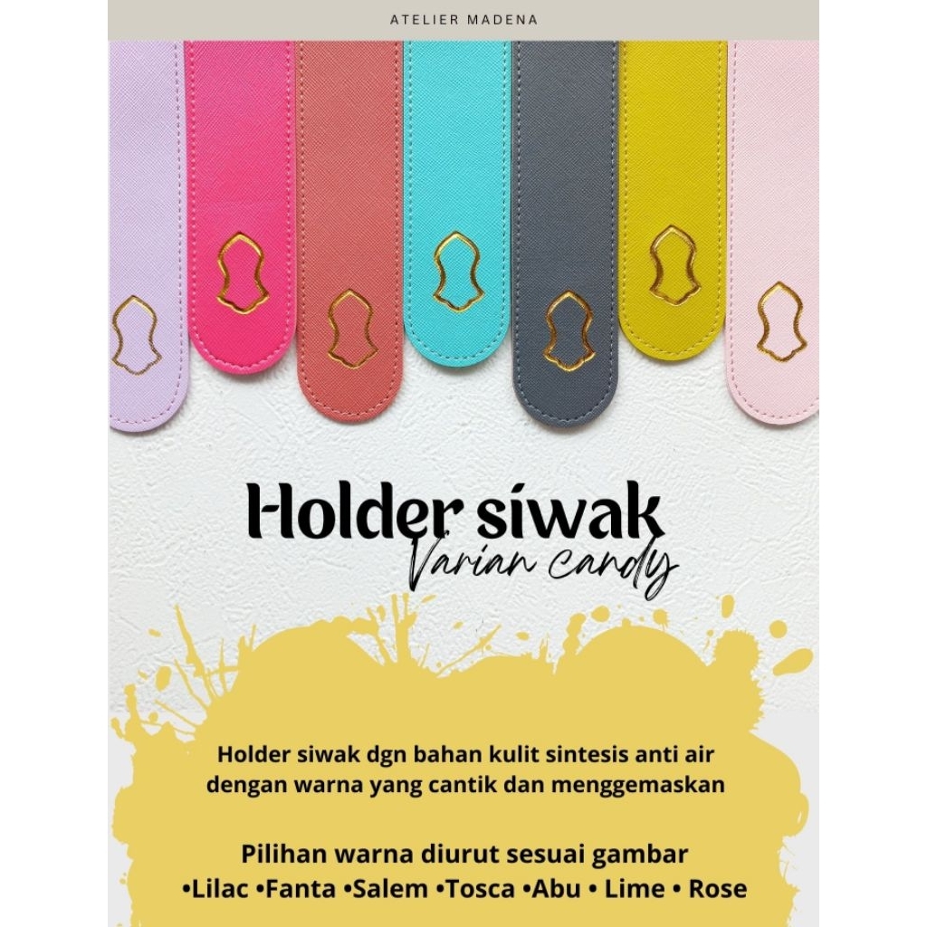 HOLDER SIWAK / SIWAK CASE / GANCI SIWAK / SOUVENIR LUCU / SOUVENIR UMROH DAN HAJI / TEMPAT SIWAK SAJ