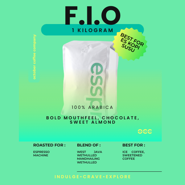 

F.I.O - ESPRESSO BLEND - KOPI SUSU - FULL ARABICA - 1KG