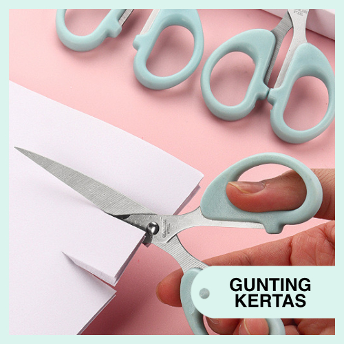 

HOMMEY ID - GUNTING KERTAS PASTEL | GUNTING SERBAGUNA | PEMOTONG KERTAS