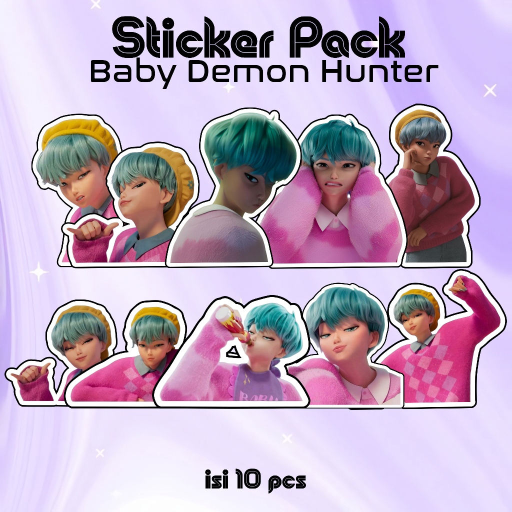 

STIKER BABY DEMON HUNTER 1 PACK ISI 10 PCS