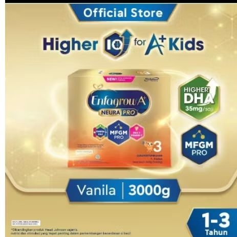 

Enfagrow A+ 3 Susu Formula Anak Rasa Vanilla 3000gr