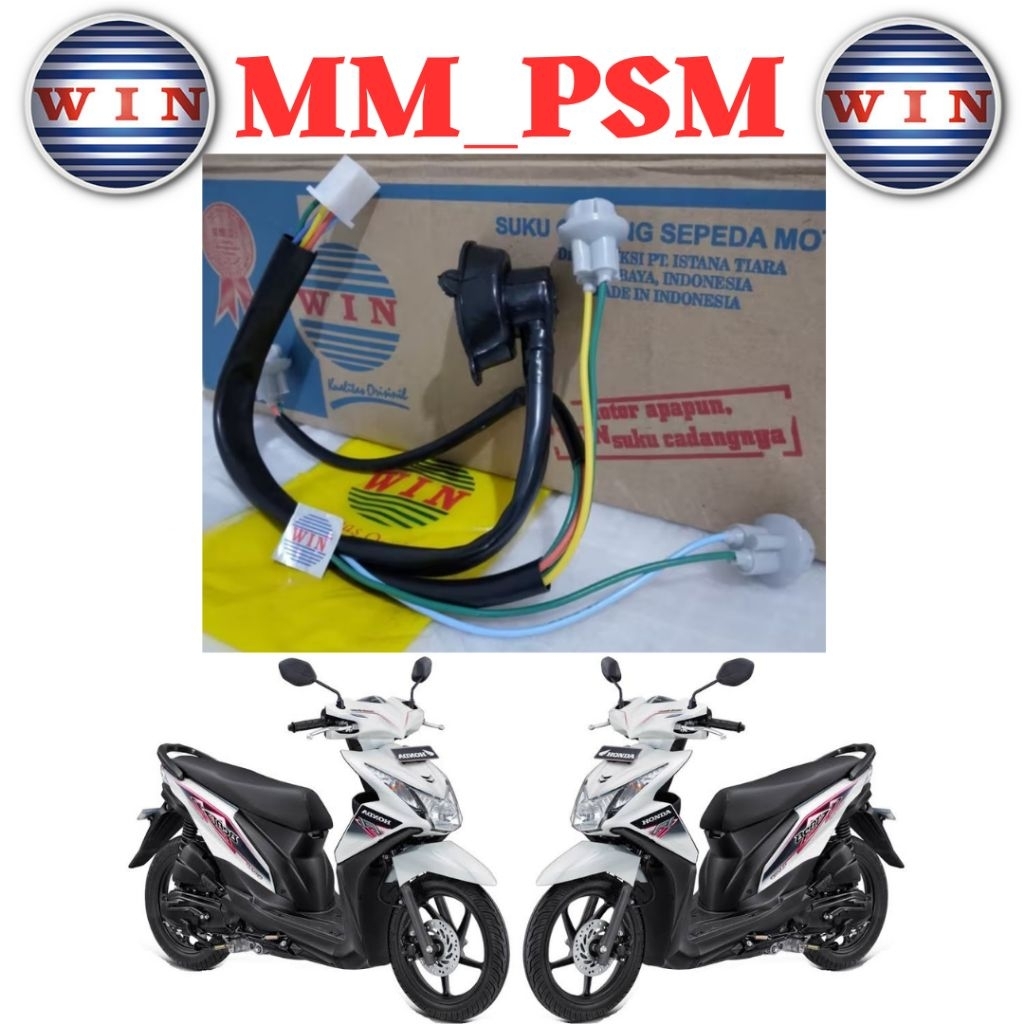 FITING LAMPU DEPAN BEAT FI STATER KASAR // KABEL LAMPU DEPAN BEAT FI STATER KASAR MEREK WIN