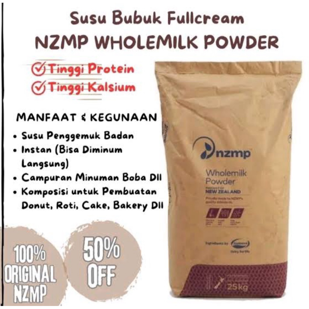 

SUSU BUBUK FULLCREAM NZNP REPACK 250gr