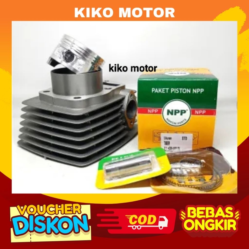 CYLINDER BLOK + PISTON KIT TIGER NPP