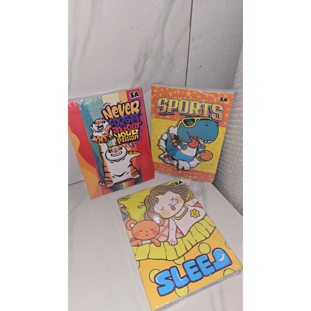 

BUKU TULIS MURAH SA BUKU TULIS KARAKTER LUCU 30 LEMBAR 1 PAK=10 BUKU