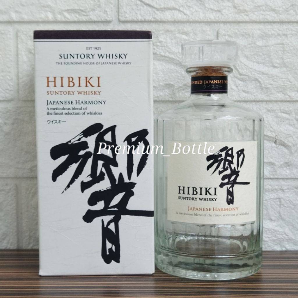 Botol Kosong Hibiki Harmony 700ml + Box