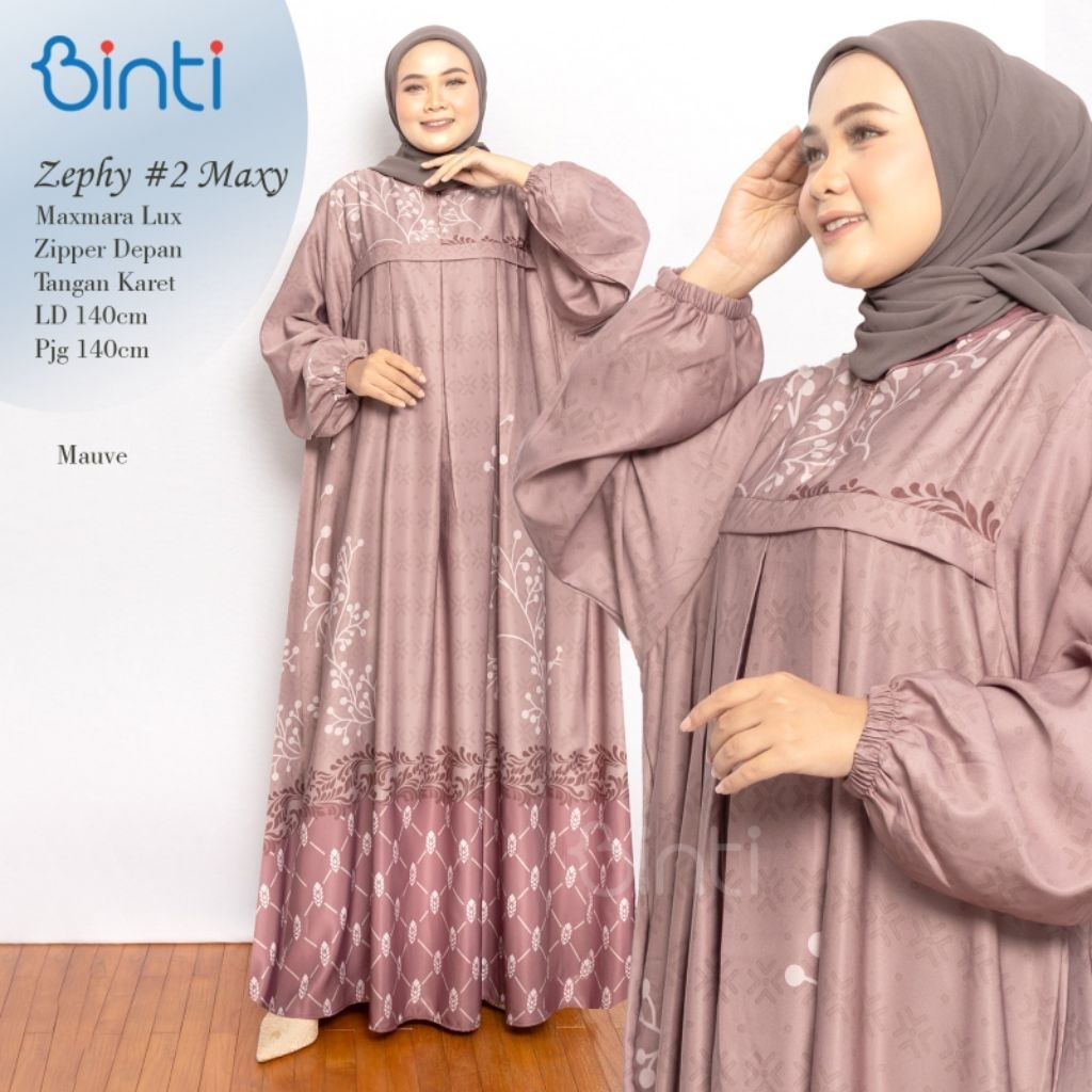 LD 140 Baju Gamis Maxmara Lux ZEPHY MAXY SUPER JUMBO #2