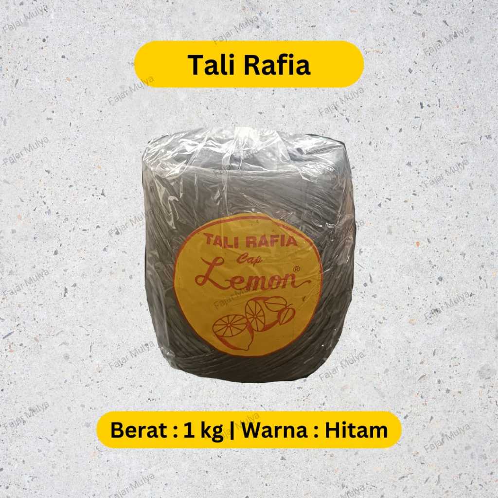 

Fajar Mulya - Tali Rafia Roll Besar / Warna dan Hitam