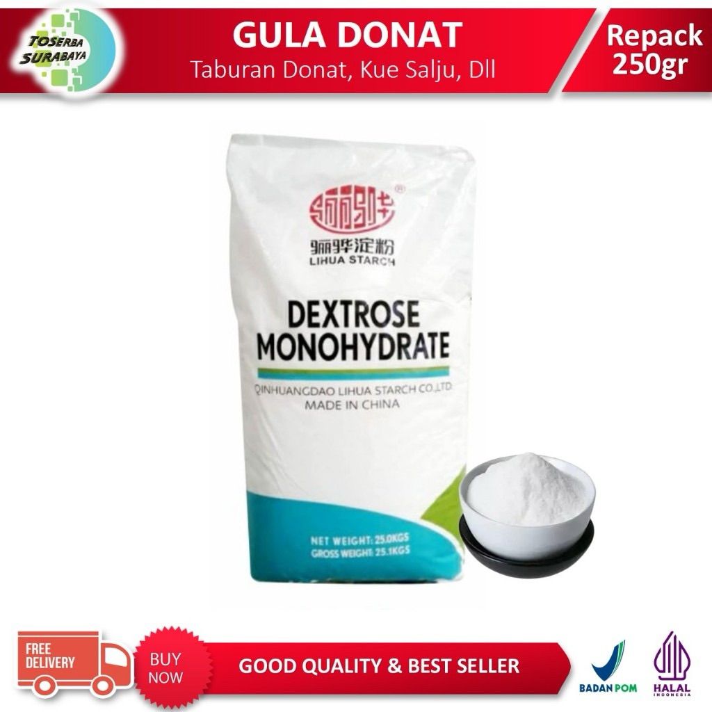

Gula Donat / Gula Dingin (DEXTROSE MONOHYDRATE) 500gr FRESH PRODUCT