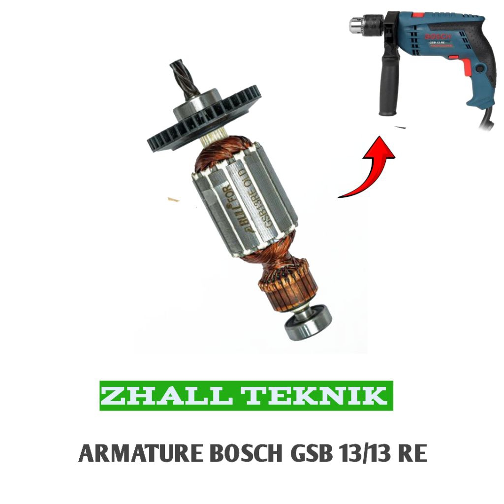 Armature/Angker Untuk Mesin Bor Bosch GSB 13/13RE