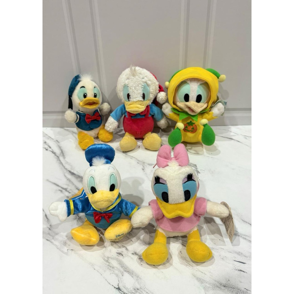 Boneka Plushie Donald Duck Kostum Natal, Kostum Badut Halloween, Vintage Classic, Daisy, & Ganci Don