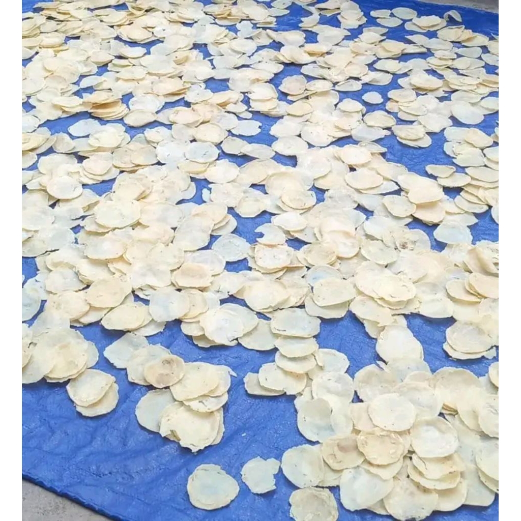 

emping melinjo mentah.. kemasan 1 kg asli limpung enak gurih renyah