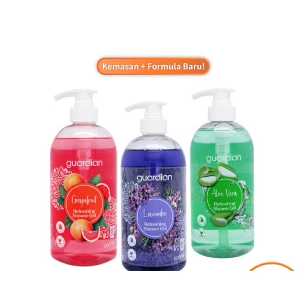 Guardian Refreshing Body Wash Shower Gel 1L